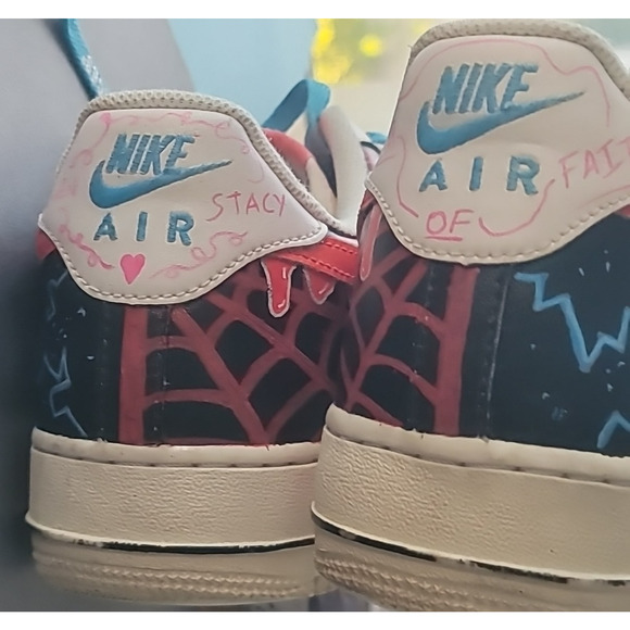 Nike Airforce One Men\'s Spiderman Hand painted Sz 10.5 main image 16